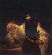 Aristotle Contemplating the Bust of Homer Rembrandt